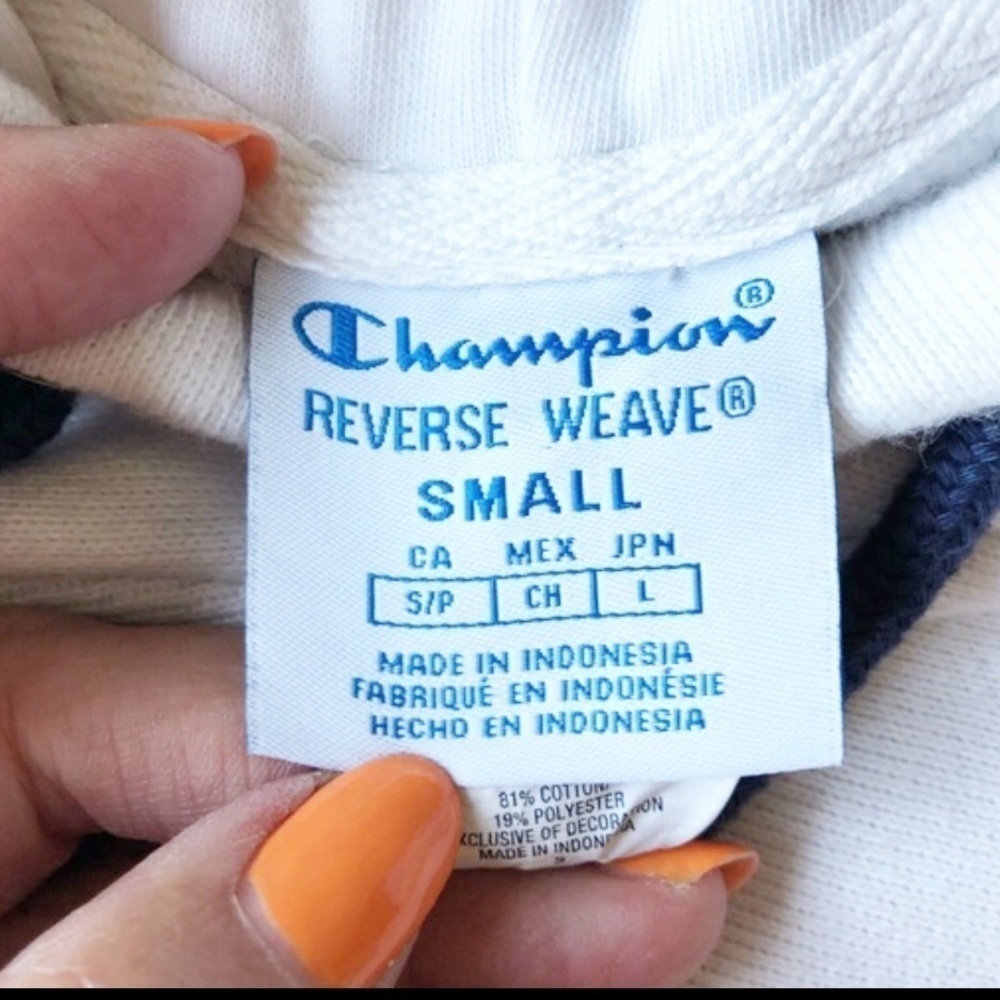 Champion  Reverse Weave Hoodie Bell Sleeve Small - Picture 8 of 11